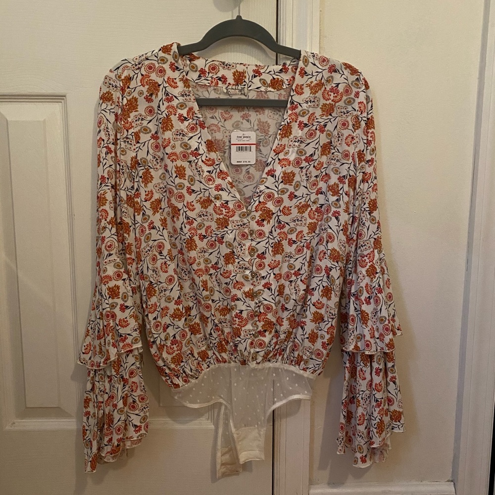 free people long sleeve bodysuit